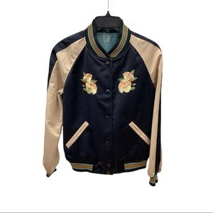 Coach Reversible Varsity Satan Jacket Sz-XS